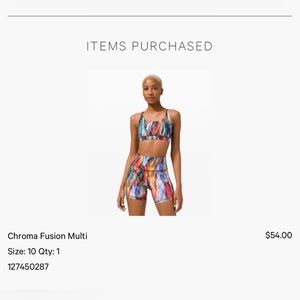 Lululemon Chroma Fusion Multi Bra